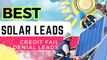 Simplifying Data Products: Solar Leads -  Targeting Denials and Credit-Related Data with Avocadata