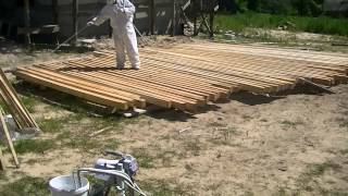 Обработка древесины защитным составом(, 2014-06-20T10:23:27.000Z)