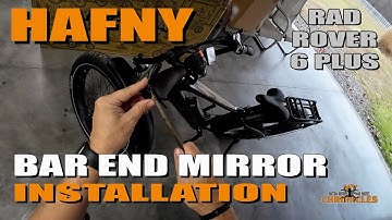 Hafny Bar End Mirror Installation