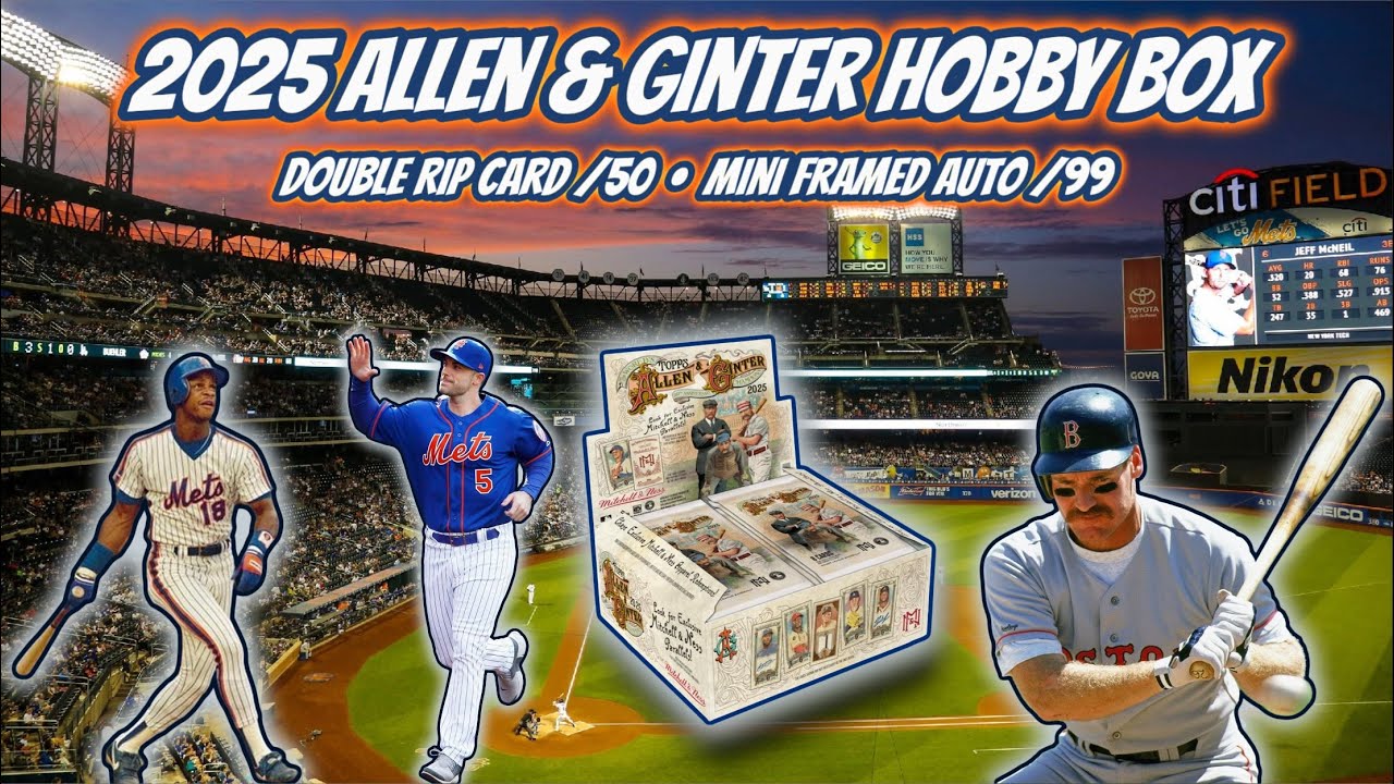 ?DOUBLE RIP CARD /50? 2025 Allen & Ginter Hobby Box — We Ripped 