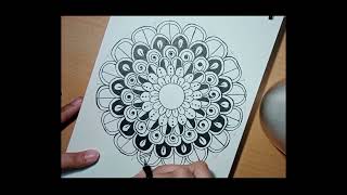 Mandala Art 🌼🎨| Illustration | #Mandala #Art