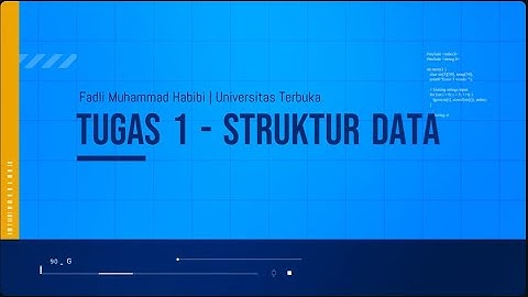 Tugas Praktikum 1 | Struktur Data