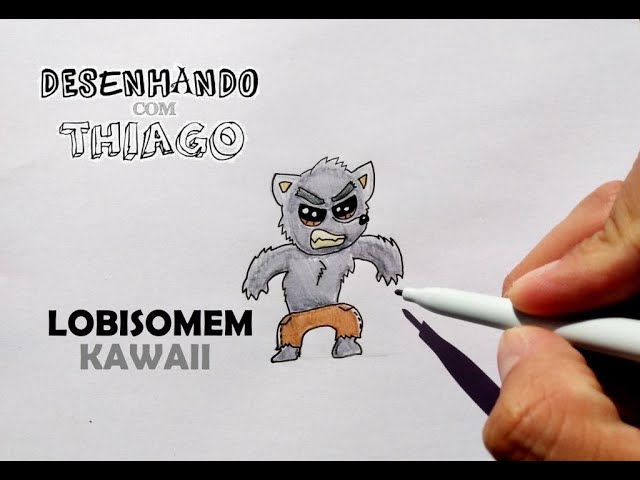 Como Desenhar Um Lobisomem Facil