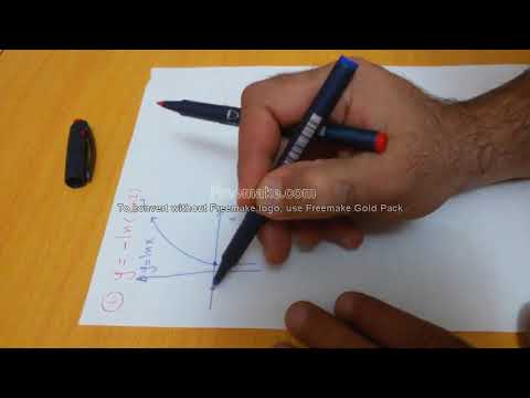 فيديو: كيفية رسم دالة لوغاريتمية