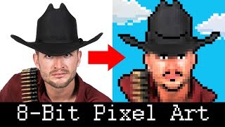 Photoshop: How to Create a Retro, 8-Bit Pixel Portrait from a Photo screenshot 5