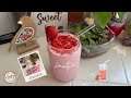 Strawberry Melona Dream Smoothie |👩‍🍳 سموثي ميلونا بالفراولة الحلم