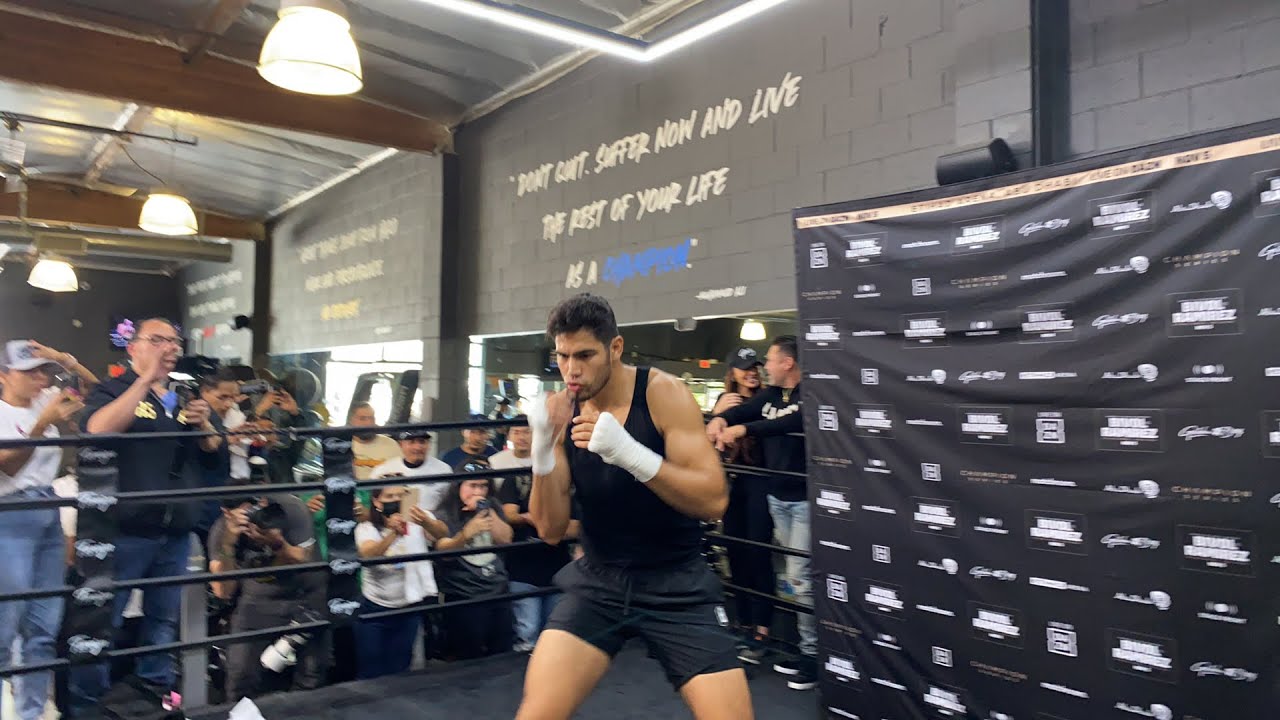 Zurdo live workout EsNews Boxing YouTube