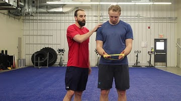 Mini Band external rotation