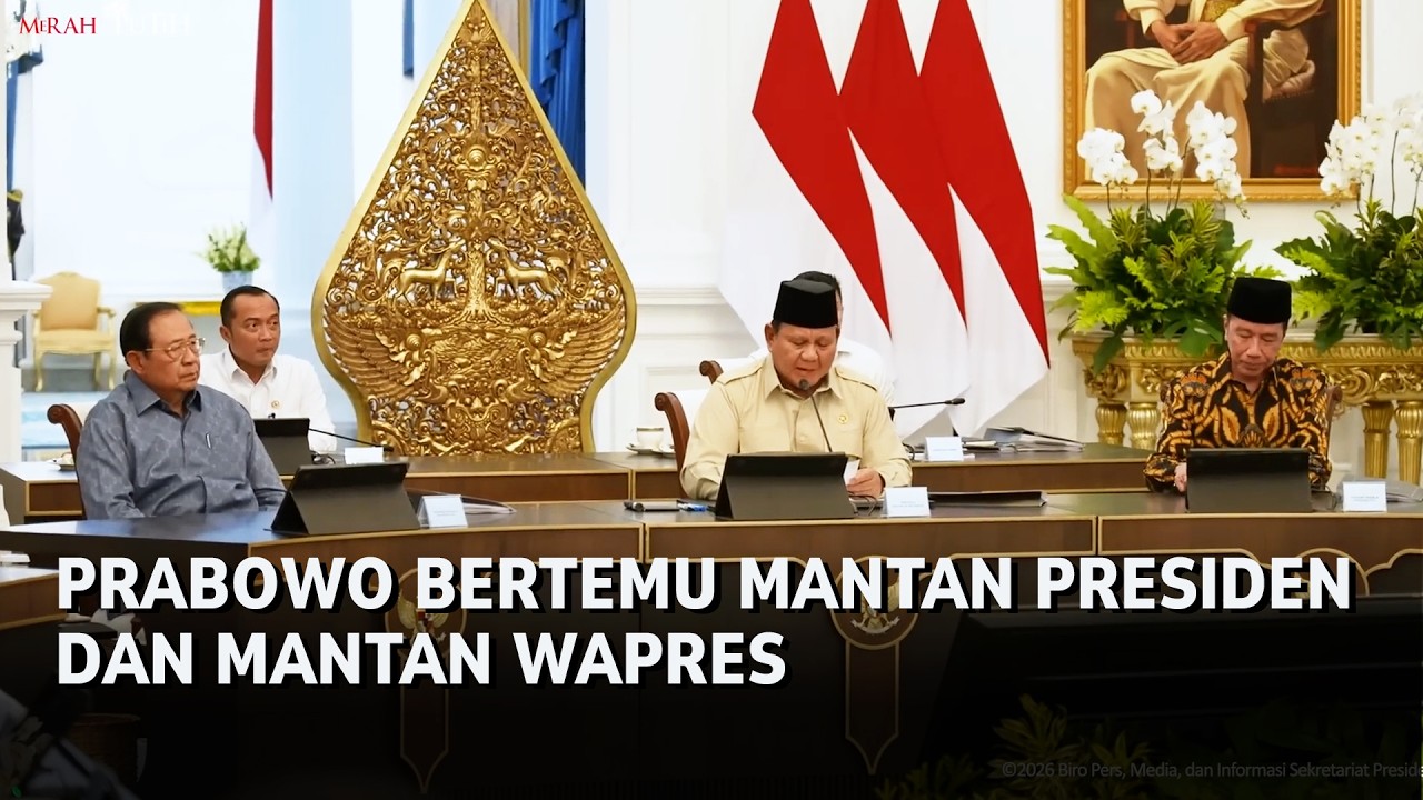PRABOWO BERTEMU MANTAN PRESIDEN DAN MANTAN WAPRES