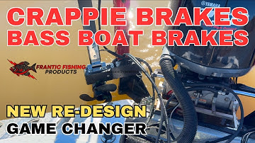 “NEW TECHNOLOGY” Crappie Brakes, Auto Deploy, ULTIMATE Boat Control