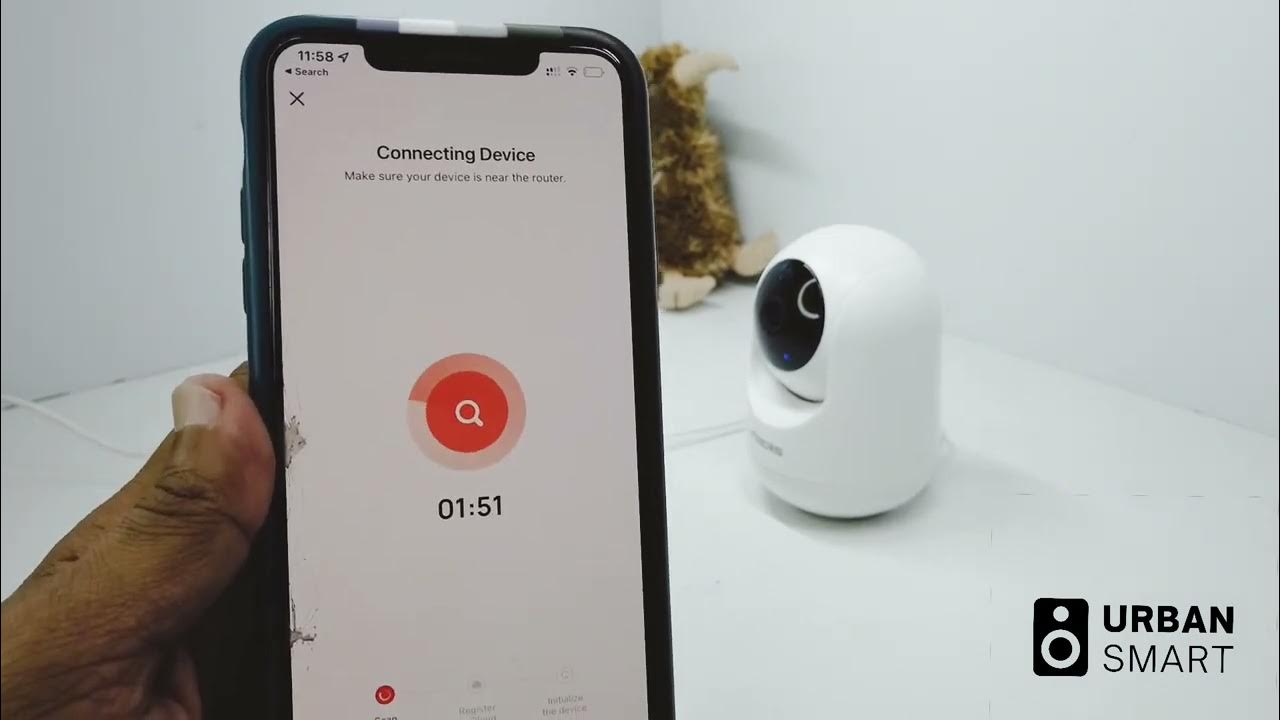 How to connect wifi camera to Tuya smart home app - YouTube