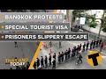 Thailand News Today | Bangkok protests, Special Tourist Visa, Prisoners slippery escape | October 16