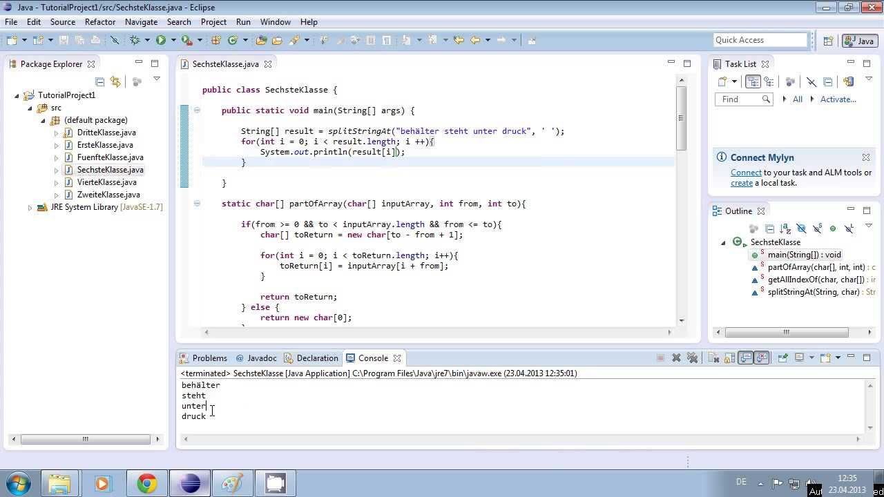 Programmieren Lernen für Anfänger - 07 - Methoden2 [2/2] - Java ...