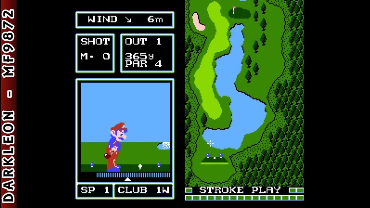 Disk System Golf Japan Course (1987) YouTube
