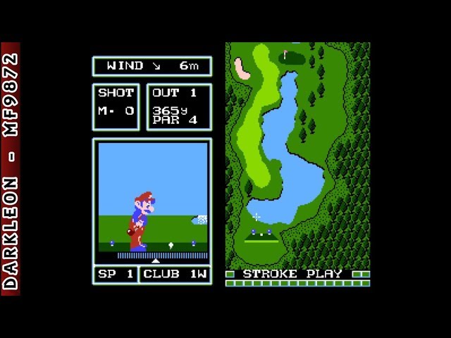 Famicom Disk System - Famicom Golf - Japan Course (1987) - YouTube