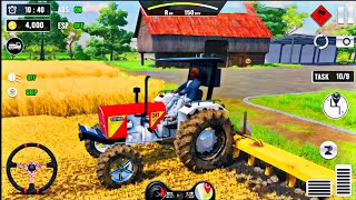 Trò chơi lái máy kéo | Indian Tractor Driving Simulator 3D game | Android Gameplay screenshot 4