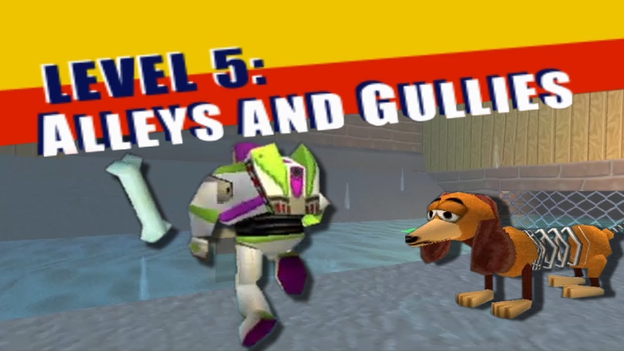 Toy Story 2 Walkthrough Level 5: Alleys and Gullies (HD) 