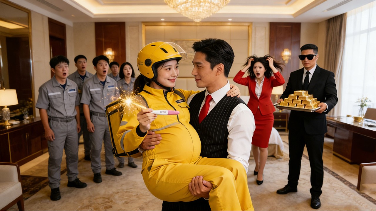 Poor delivery girl becomes the CEO's antidote， One Night With,She is pregnant withCEO's triplets。