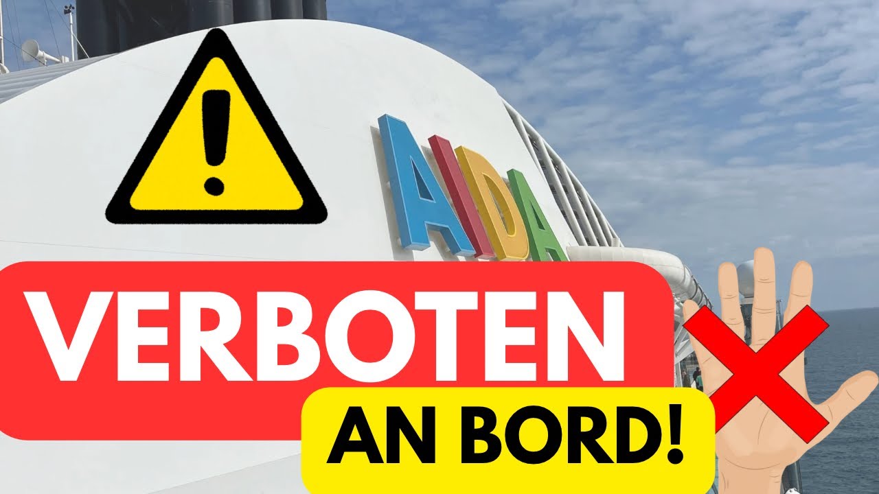 AIDA Kreuzfahrt:⚠️Diese Dinge sind an Bord VERBOTEN!