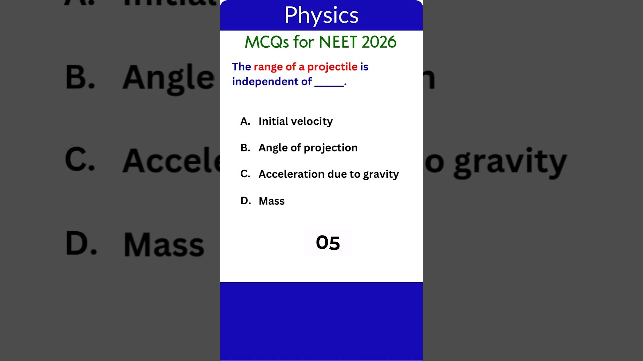 NEET Physics# Motion in a Plane 17# physics 