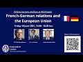 French-German relations and the European Union