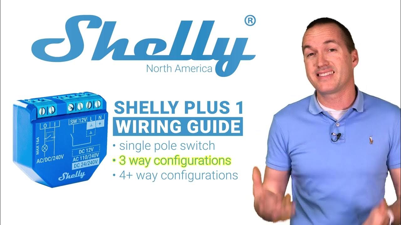 Shelly Plus 1 device - Installation video 