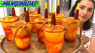 Mangonadas con chamoy