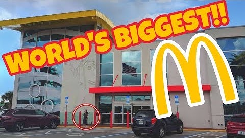 WE VISITED THE WORLD'S BIGGEST MCDONALDS ORLANDO FLORIDA!