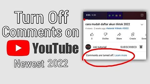 how to turn off youtube comments in youtube studio App