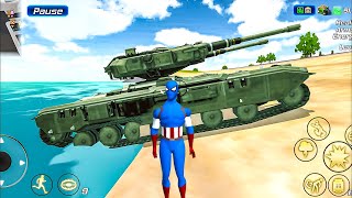 Captain Rope Hero Ninja Gangster Crime Vegas City #3 - Android Gameplay screenshot 5