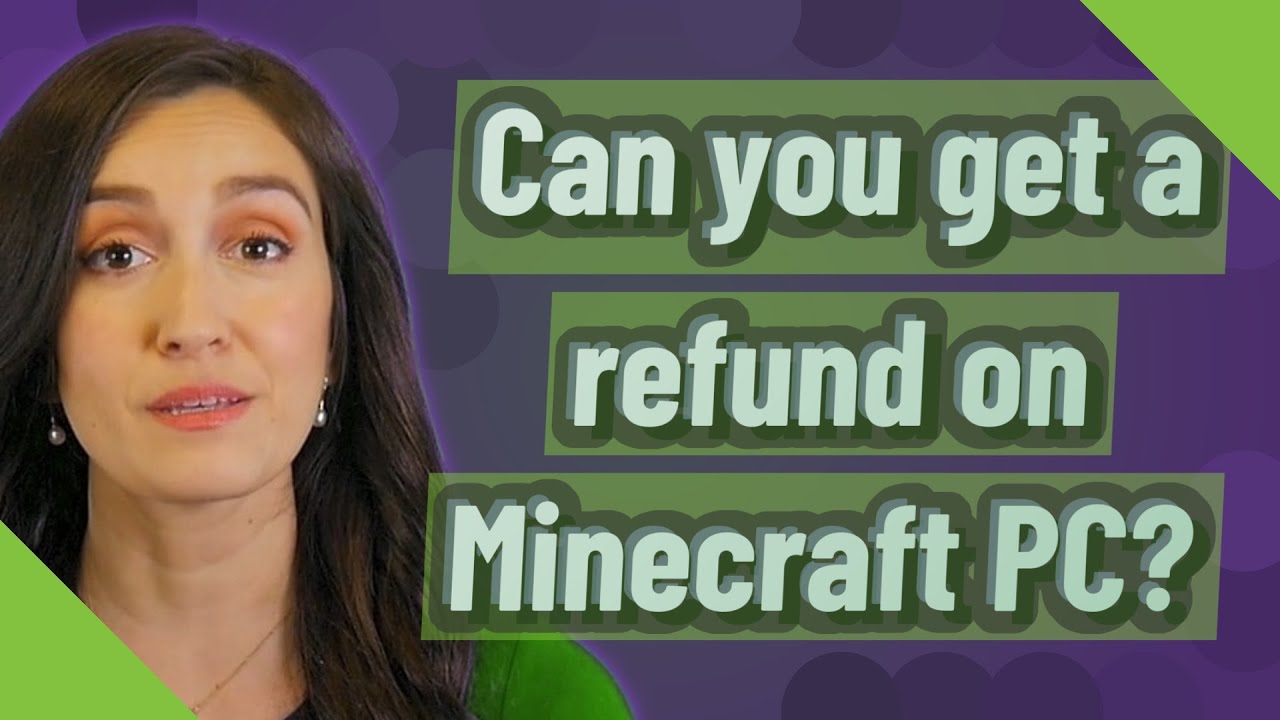 Can you get a refund on Minecraft PC? - YouTube