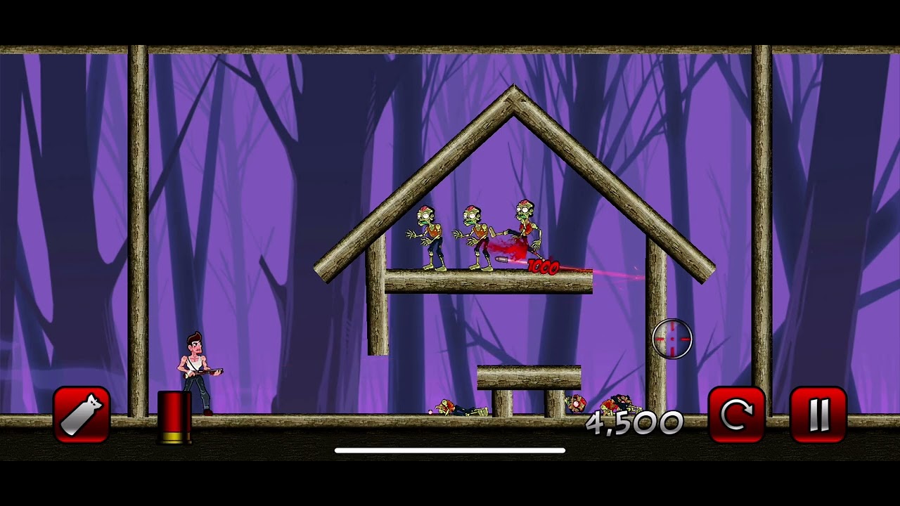 Stupid zombies 2: forest- level 17