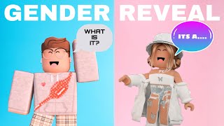 OUR GENDER REVEAL PARTY | Bloxburg Family Roleplay