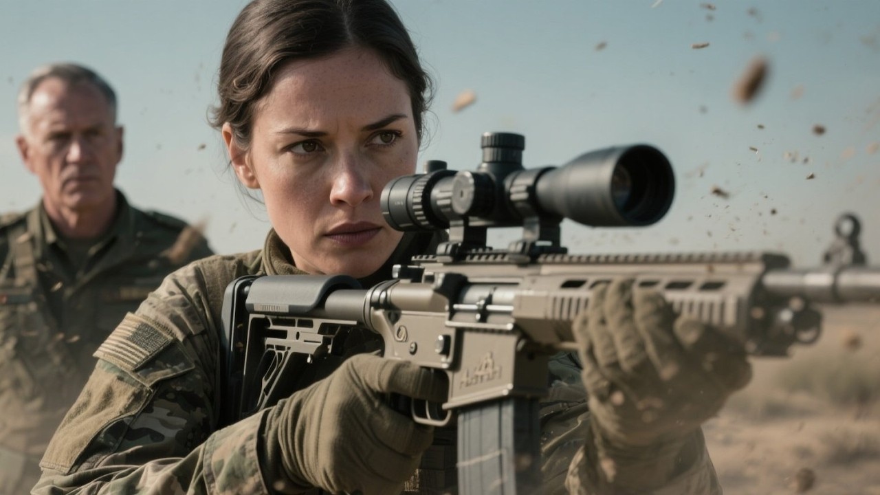 “Where Did You Get That Rifle?” — A Colonel Froze Seeing the Deadeye Mark on Her M24 👀🎯