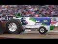 Tractor Pulling 2022: Light Super Stock Tractors pulling at the Hillsboro Charity Pull