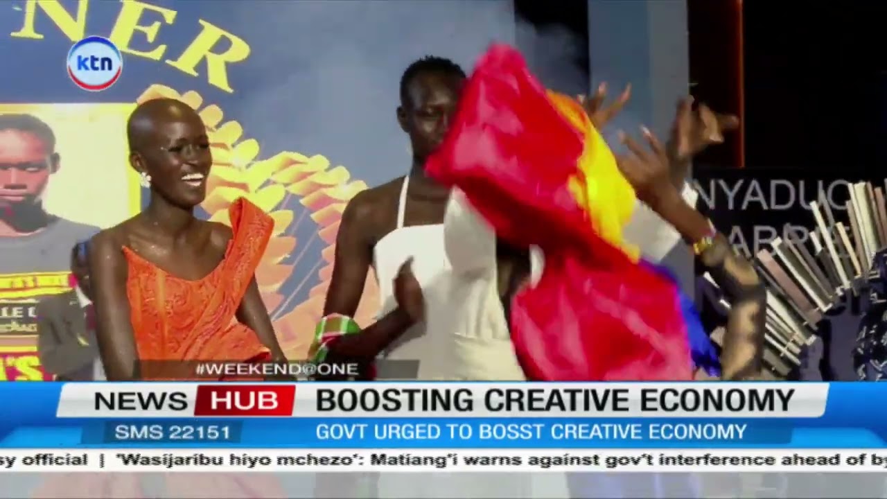 Still from Government urged to boost the creative economy during Africa,s next supermodel contest