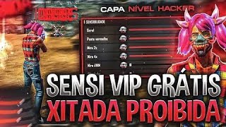 SENSI NOVA ATUALIZAÇÃO VIP😈⚙️ MIRA NÃO TREME! A MELHOR SENSIBILIDADE PARA SUBIR CAPA NO FREE FIRE