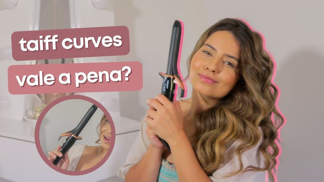 Testando modelador de cachos/babyliss da TAIFF CURVES
