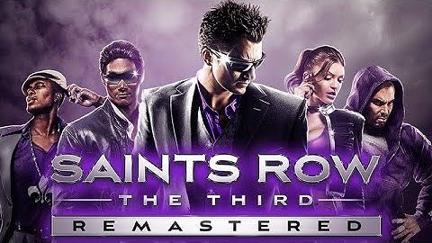 Saints Row The Third Remastered PS4 PRO Campagne Part1 Intro Creation Character Woman 4K 60FPS 3840p