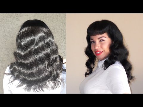 Bettie Page Hair Waves Tutorial You Bettie Page Hair Waves Tutorial