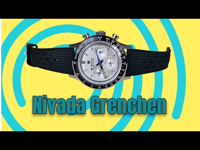 Nivada Grenchen Chronoking Mecaquartz 87046Q01 - YouTube