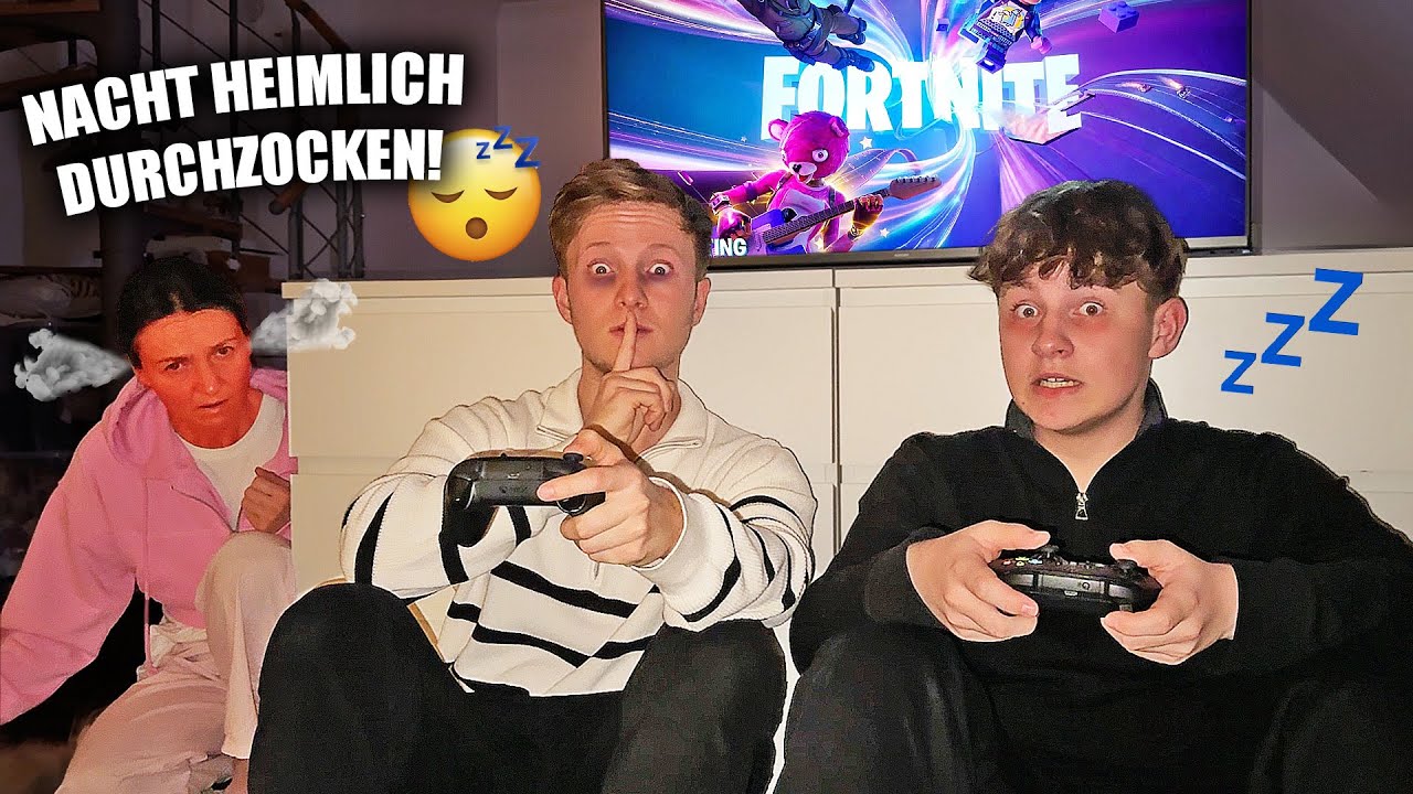 Heimlich Nacht mit Bruder durchzocken🎮😱(Mama kommt mit Gürtel💀)