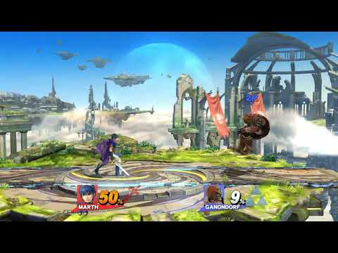 スマブラWiiU マルスでフレンド戦　非確定コンボ