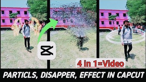 Capcut Particles Disappear Effect || Capcut Video Editing ||Slow Motion Editing ||