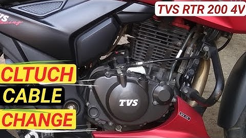 Tvs Apache Rtr 200 Clutch Cable Change