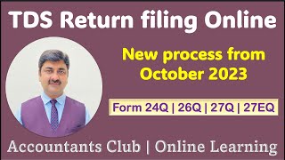 TDS return filing online  | TDS and TCS Return filing process 2023