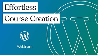 Effortless Course Creation with Sensei LMS + WordPress.com