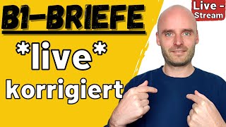 Benjamin korrigiert live eure B1 Briefe | Telc B1 | Brief schreiben B1