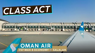 OMAN AIR 737 Max 8 Economy Class 🇴🇲 Muscat ✈ Salalah 🇴🇲 Class Act in Every Class!