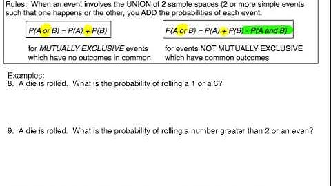 Probability Involving Multiple Events